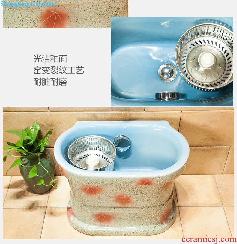 Ou basin one-piece lavabo ceramic golden column pillar floor lavatory basin hotel and trip in