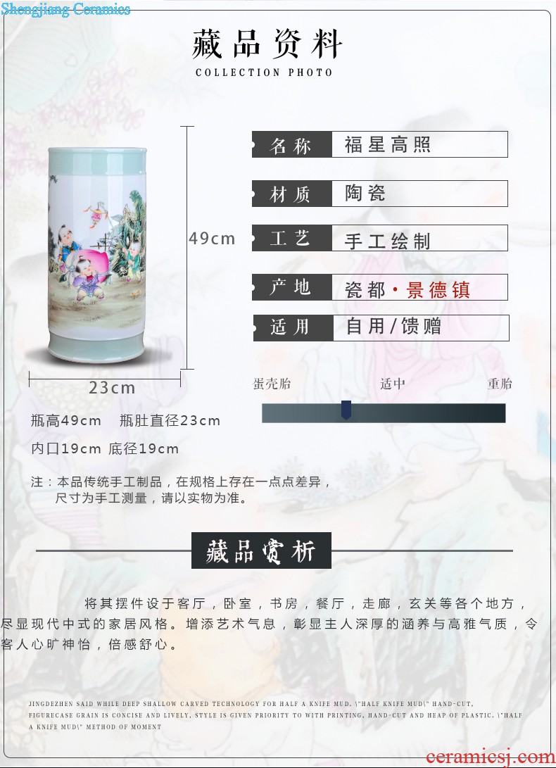 Extra large ceramic tea pot of tea urn Tea at the end of the barrel jingdezhen porcelain tea POTS awake storage tank