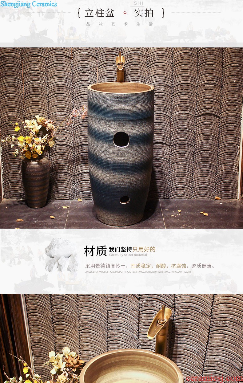 Lavabo ceramic column toilet bowl washing pool balcony sink lavatory toilet pillar landing