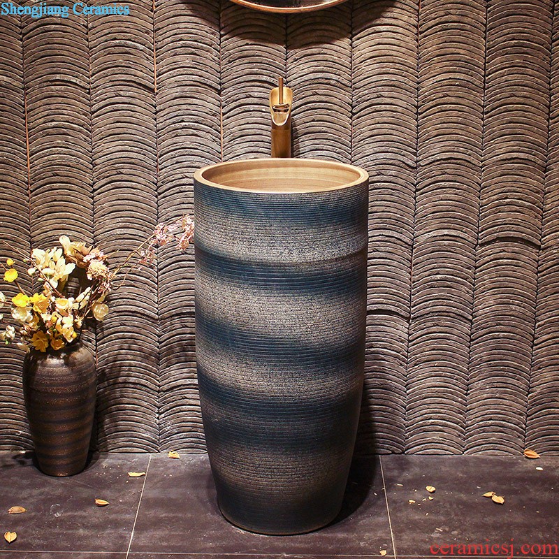 Lavabo ceramic column toilet bowl washing pool balcony sink lavatory toilet pillar landing