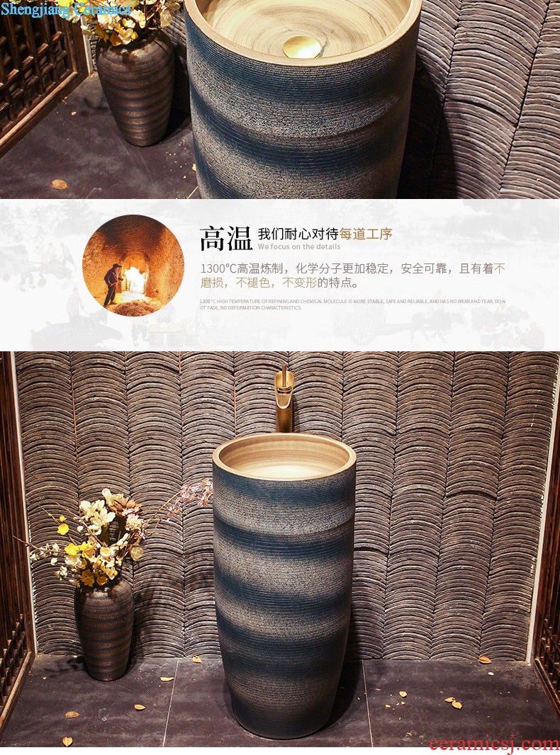 Lavabo ceramic column toilet bowl washing pool balcony sink lavatory toilet pillar landing