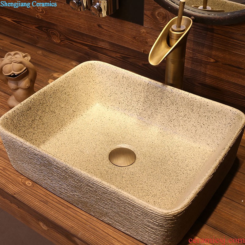 Jia depot new lavatory basin on the ceramic art of Chinese style toilet lavabo rectangular basin restoring ancient ways