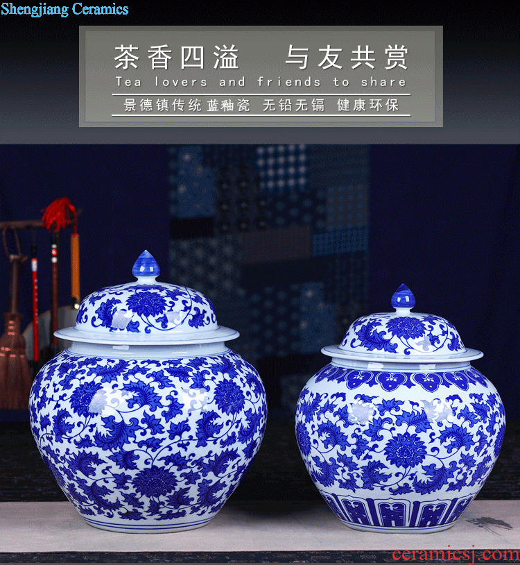 White vase jingdezhen ceramic furnishing articles flower arranging machine accessories dried flowers small sitting room dining-room decorate household decoration