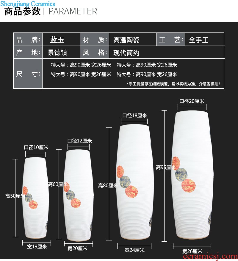 Jingdezhen ceramics hand-painted archaize sitting room home furnishing articles mesa adornment handicraft powder enamel vase characters