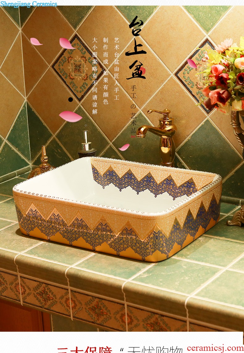 M beautiful square of toilet wash basin basin stage basin sinks on the ceramic lavabo art basin