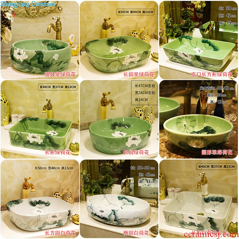 The stage basin circular wash basin art basin bathroom sinks the basin that wash a face on the sink of household ceramics