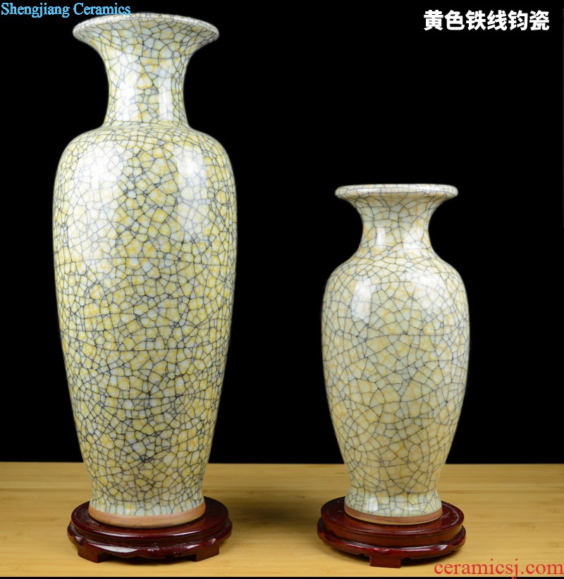 Jingdezhen hand-painted general blue and white porcelain jar ceramic vases, furnishing articles large Chinese style living room home decoration