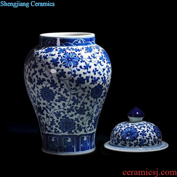 Jingdezhen ceramic incense burner for antique household indoor large-sized consecrate Buddha god of wealth for the Buddha temple articles furnishing articles