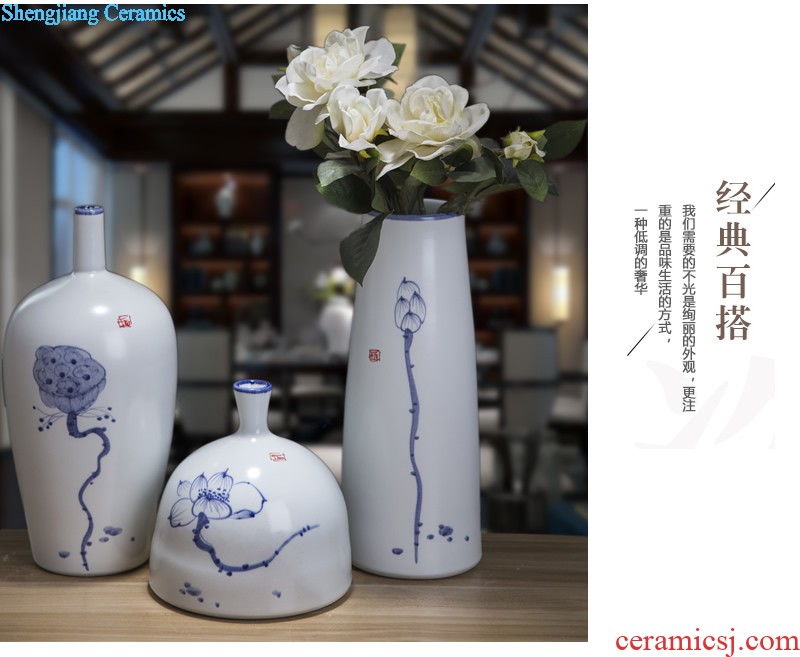 Jingdezhen ceramics vase furnishing articles creative kiln art star modern fashion contracted sitting room home decorations