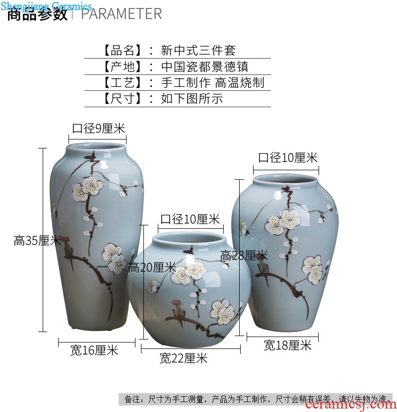 Jingdezhen ceramic European contracted floret bottle home sitting room all over the sky star hydroponic flower arrangement the flower adornment furnishing articles