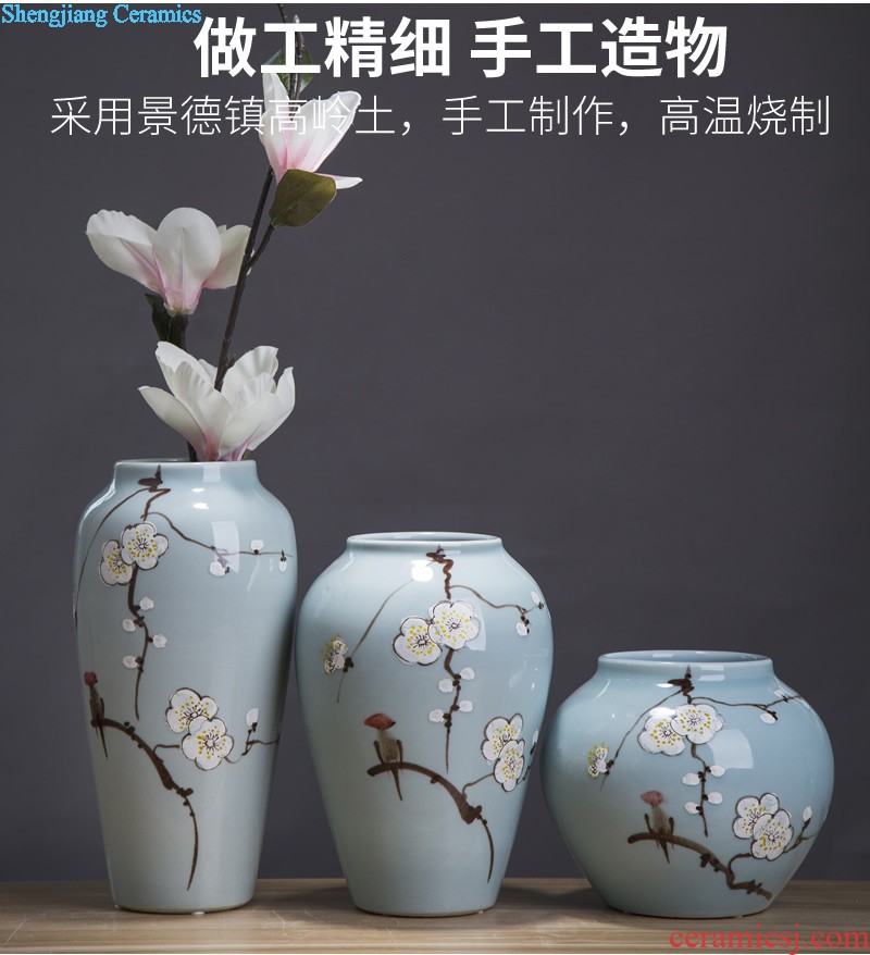 Jingdezhen ceramic European contracted floret bottle home sitting room all over the sky star hydroponic flower arrangement the flower adornment furnishing articles