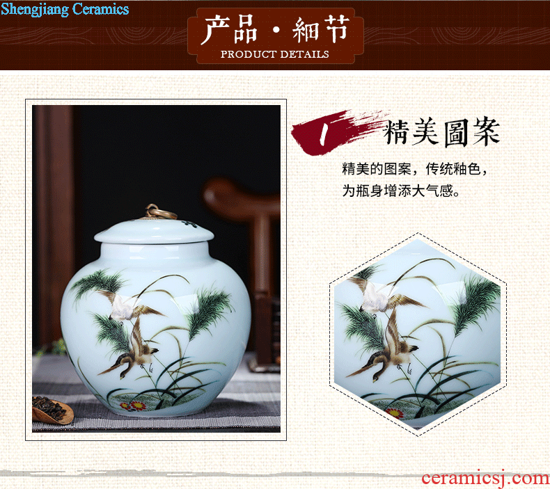 To make Large ceramic tea pot seal pu 'er wake receives the manual green tea tieguanyin seal POTS tea urn