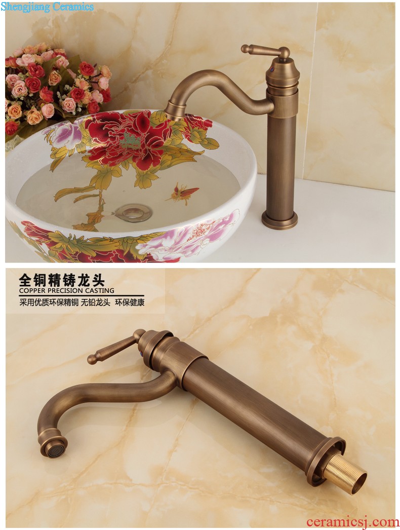 Jia depot ceramic mop pool balcony toilet automatic mop pool water wash mop basin water household balcony