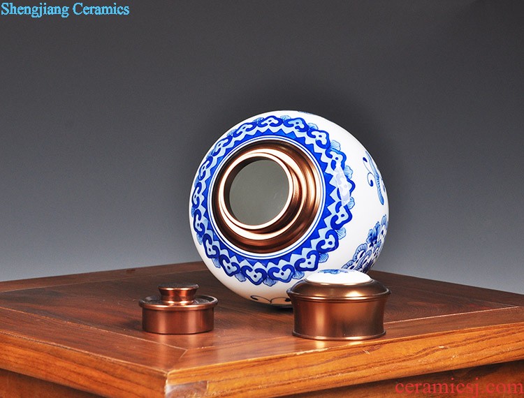 Household act the role ofing is tasted Classical Ming and qing dynasties antique Chinese vase furnishing articles Collection of jingdezhen porcelain decorative furnishing articles in the living room