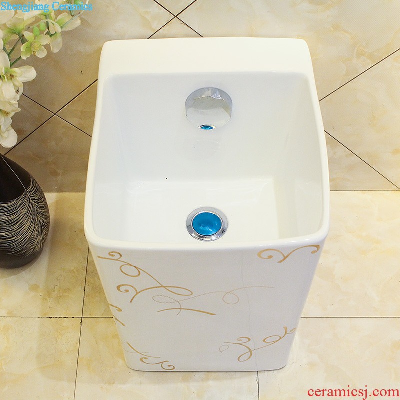 M beautiful art ceramic lavabo basin is the basin that wash a face the stage basin rectangle marble