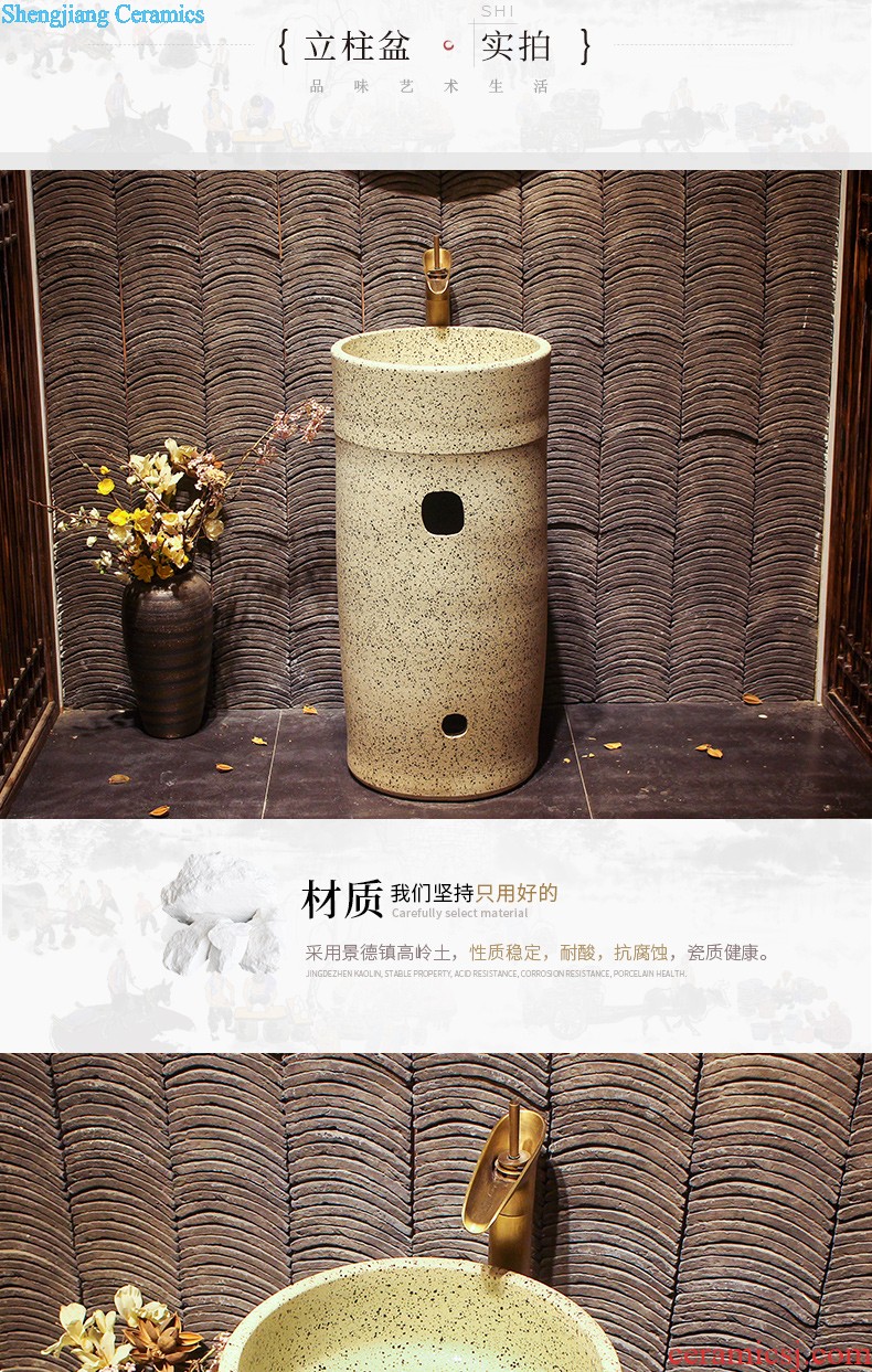 Lavabo ceramic column toilet bowl washing pool balcony sink lavatory toilet pillar landing