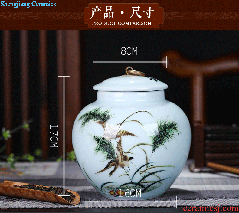 To make Large ceramic tea pot seal pu 'er wake receives the manual green tea tieguanyin seal POTS tea urn