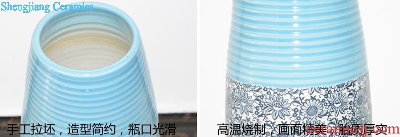 Jingdezhen ceramic European contracted floret bottle home sitting room all over the sky star hydroponic flower arrangement the flower adornment furnishing articles