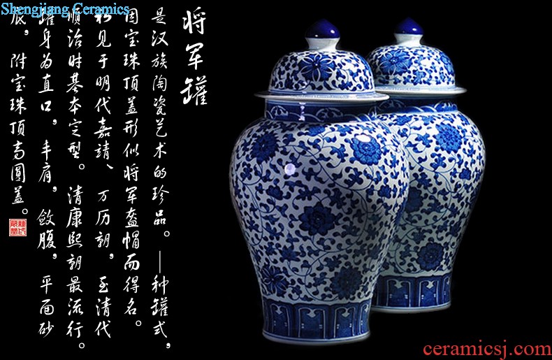 Jingdezhen ceramic incense burner for antique household indoor large-sized consecrate Buddha god of wealth for the Buddha temple articles furnishing articles