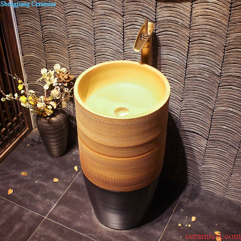 Lavabo ceramic column toilet bowl washing pool balcony sink lavatory toilet pillar landing