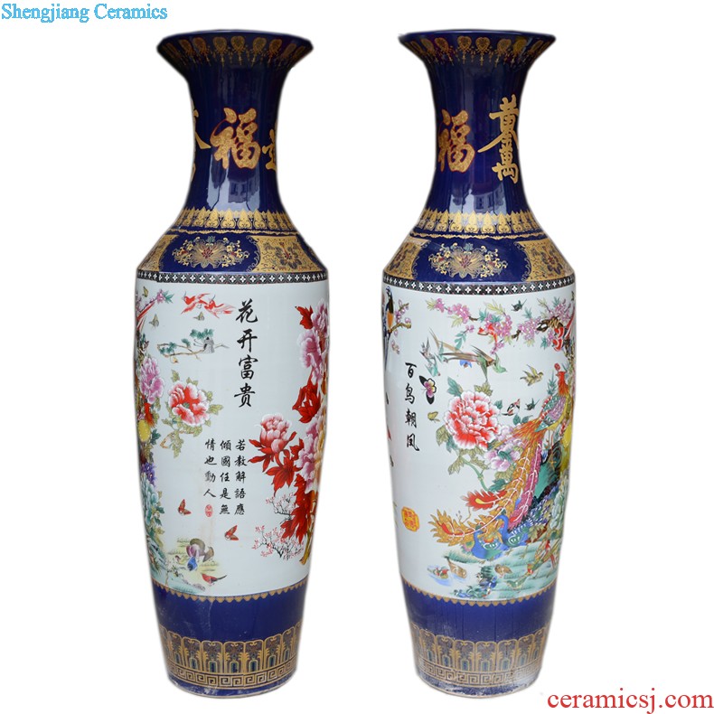 Jingdezhen ceramics Jinling twelve women painted the vase Chinese wind rich ancient frame sitting room adornment handicraft furnishing articles