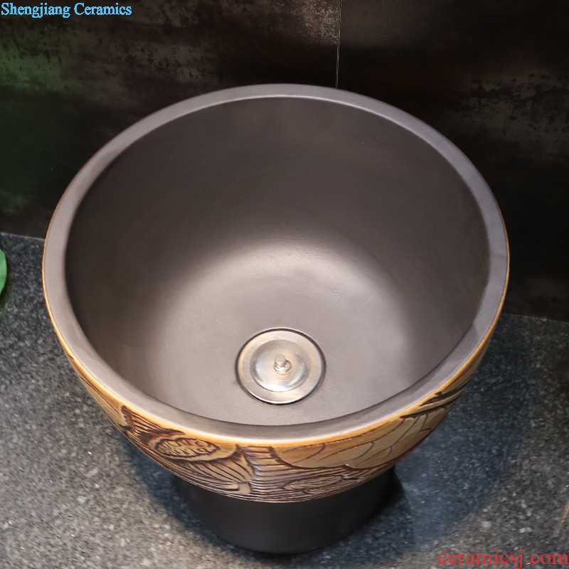 Jia depot to restore ancient ways the stage basin sink Chinese antique ceramic sinks the oval art toilet stage basin