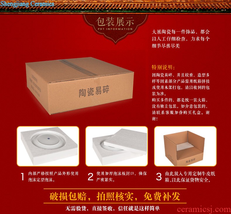 Handmade ceramic tea caddy packaging box storage of pu 'er tea cake cylinder seal Chen receives the seventh, peulthai the wake the tea bucket