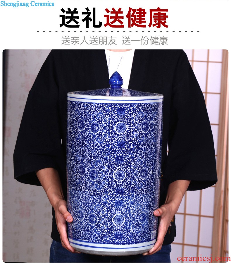 Jingdezhen ceramics large vases, Chinese style living room TV cabinet decoration decoration household act the role ofing is tasted furnishing articles