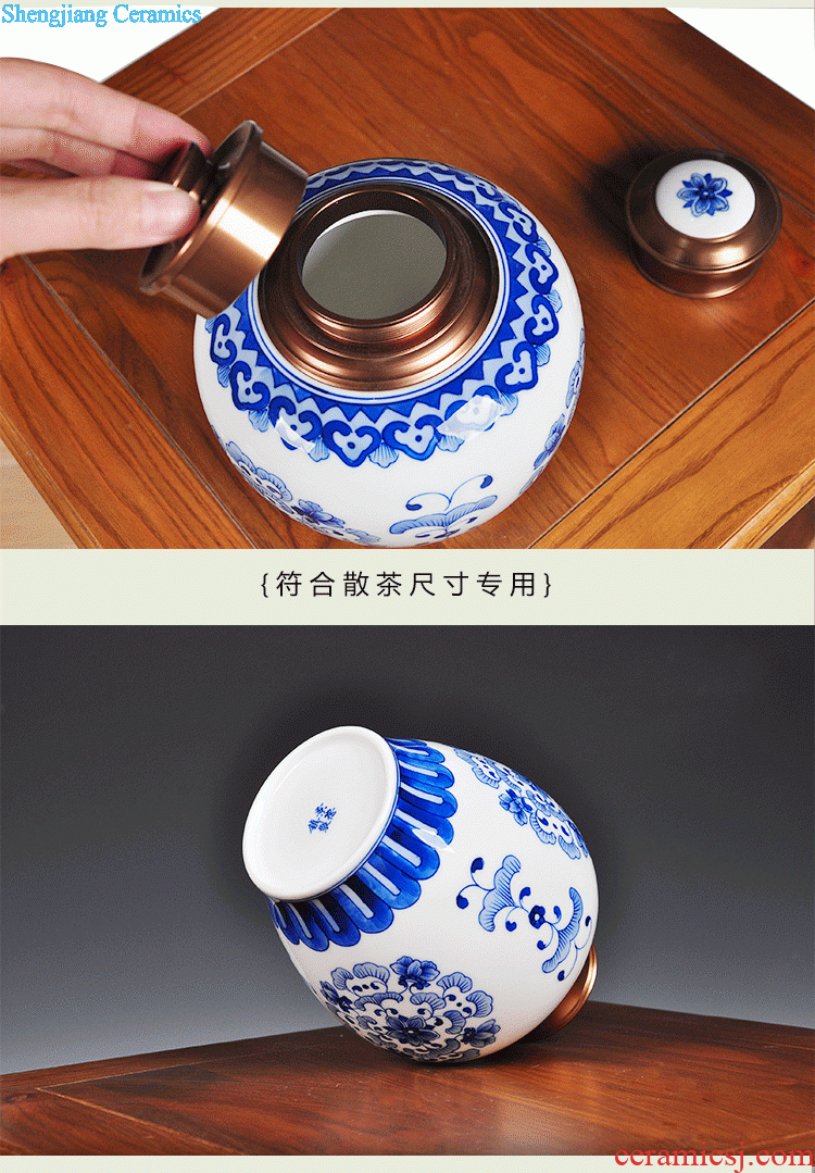 Household act the role ofing is tasted Classical Ming and qing dynasties antique Chinese vase furnishing articles Collection of jingdezhen porcelain decorative furnishing articles in the living room