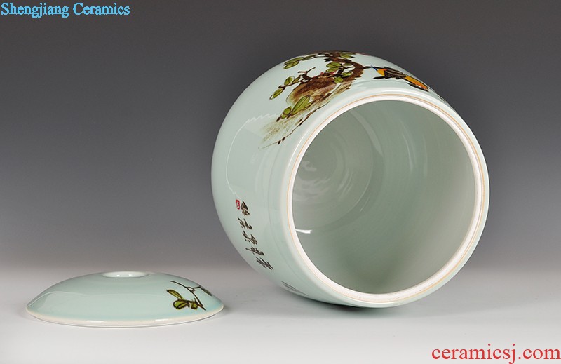 Wine accessories furnishing articles of jingdezhen ceramic vases, contemporary and contracted sitting room porch creative flower arranging opening furnishing articles