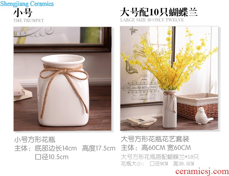 Jingdezhen ceramic modern new Chinese style flower vase The sitting room TV wine porch place home decoration