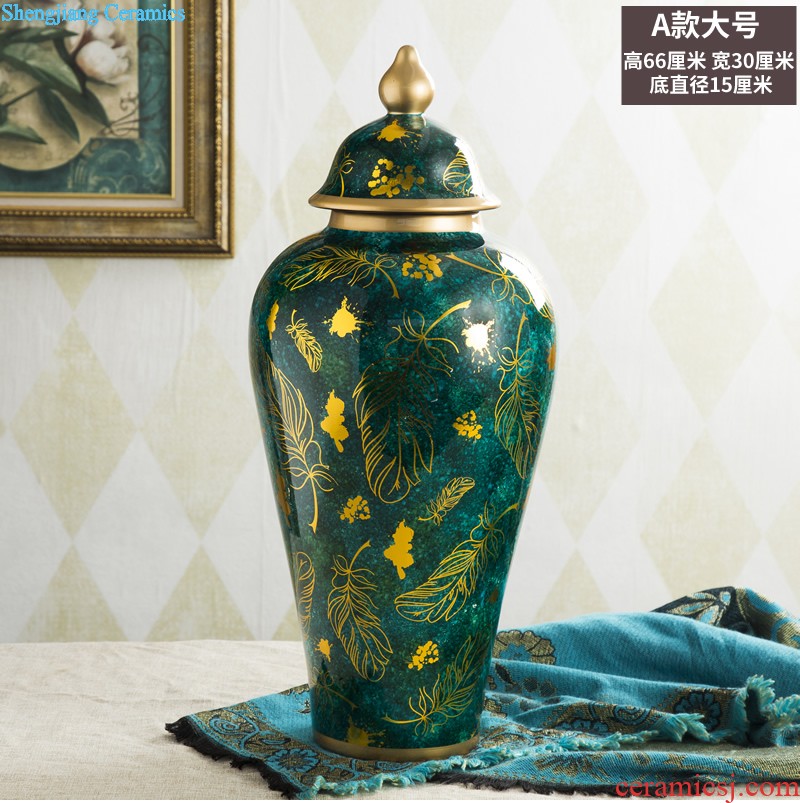 Cixin qiu - yun jingdezhen ceramics celebrity hand-painted powder enamel vase boutique sitting room home rich ancient frame adornment furnishing articles