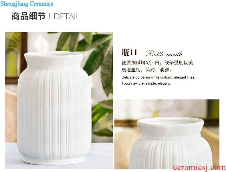 Hand draw blue and white porcelain, porcelain in jingdezhen ceramic vase new colorful ceramic vases, furnishing articles antique furniture