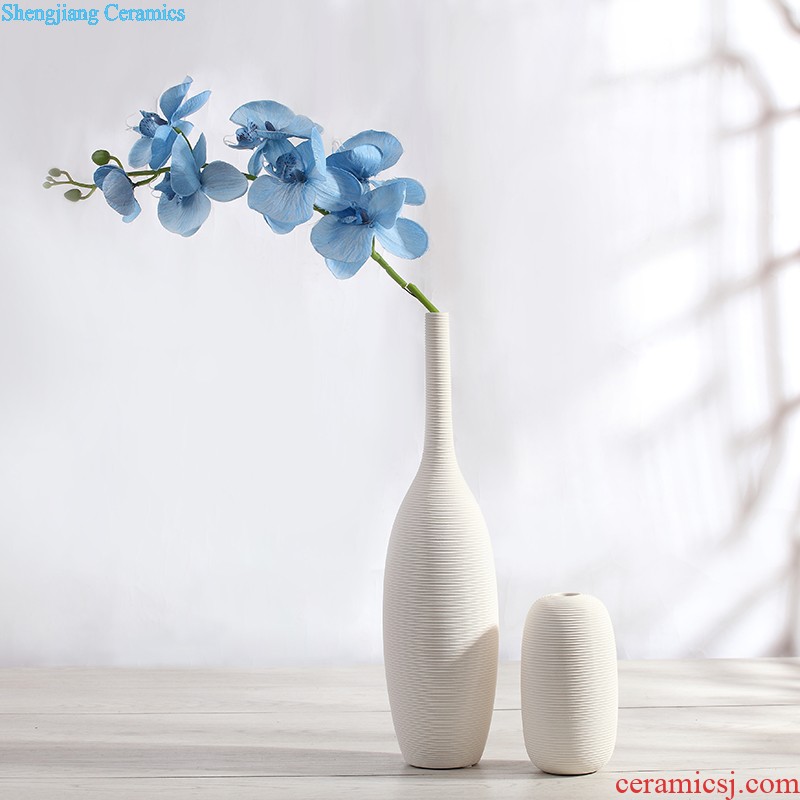 Jingdezhen ceramic hand-painted new Chinese vase creative living room TV cabinet dry flower arranging flowers home furnishing articles