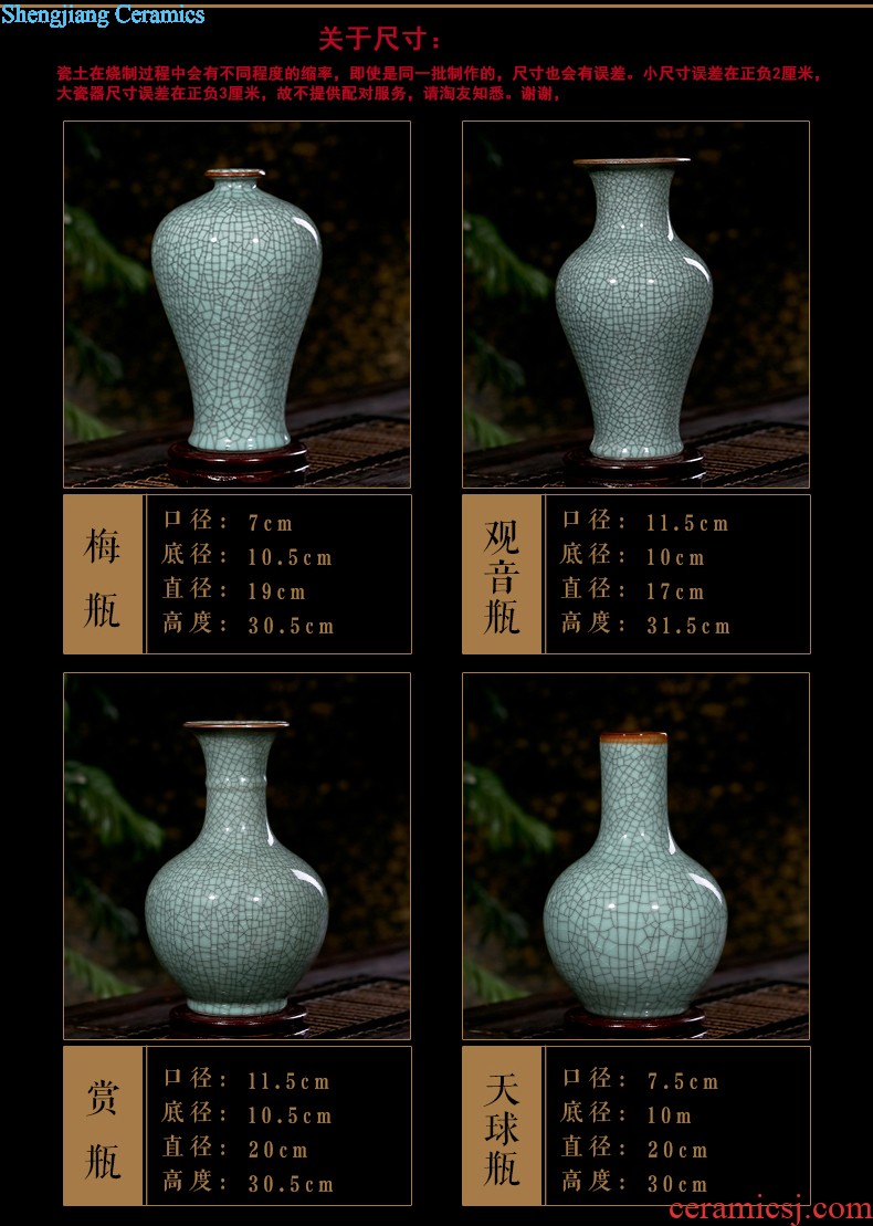 Exhibition of jingdezhen ceramic tea set tea glaze tea pot at the end of the storage tank and receives puer tea cake box tank tea urn