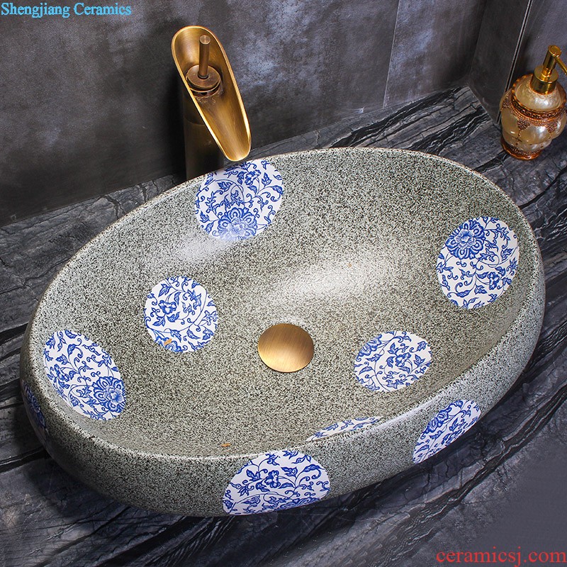 On the ceramic bowl lavatory art basin round continental basin toilet lavabo wash basin filled with flowers