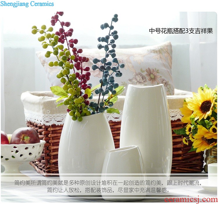 Hand draw blue and white porcelain, porcelain in jingdezhen ceramic vase new colorful ceramic vases, furnishing articles antique furniture