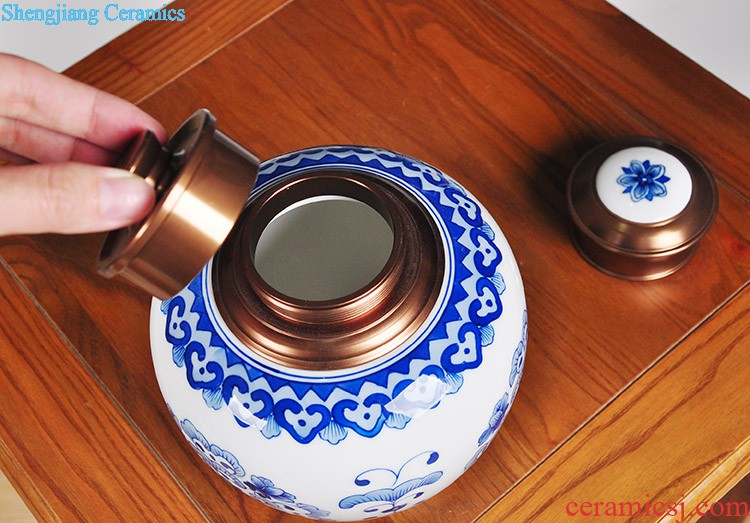 Household act the role ofing is tasted Classical Ming and qing dynasties antique Chinese vase furnishing articles Collection of jingdezhen porcelain decorative furnishing articles in the living room