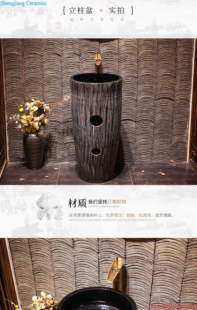 Lavabo ceramic column toilet bowl washing pool balcony sink lavatory toilet pillar landing