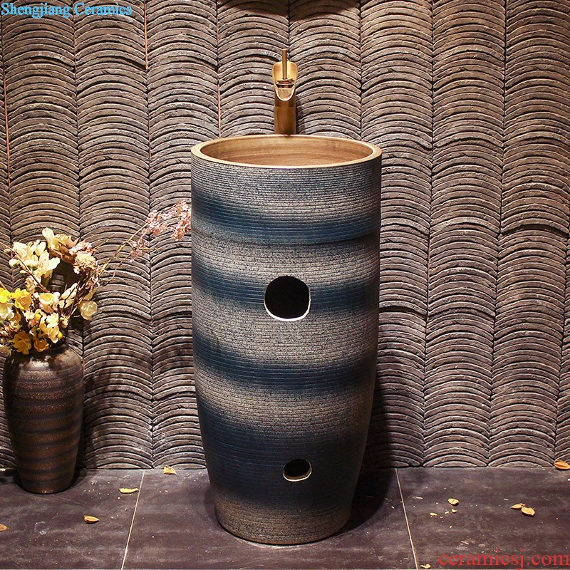 Lavabo ceramic column toilet bowl washing pool balcony sink lavatory toilet pillar landing