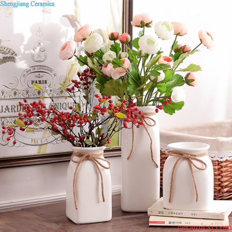 Jingdezhen ceramic modern new Chinese style flower vase The sitting room TV wine porch place home decoration