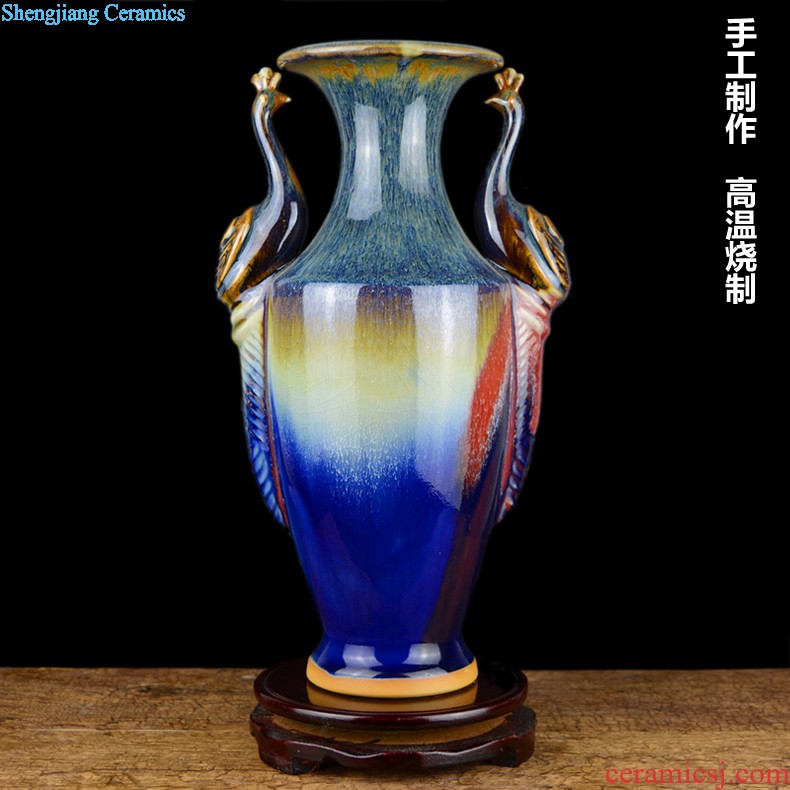 Jingdezhen ceramics The ancient philosophers large figure vase The ancient Chinese style living room TV ark furnishing articles home decoration