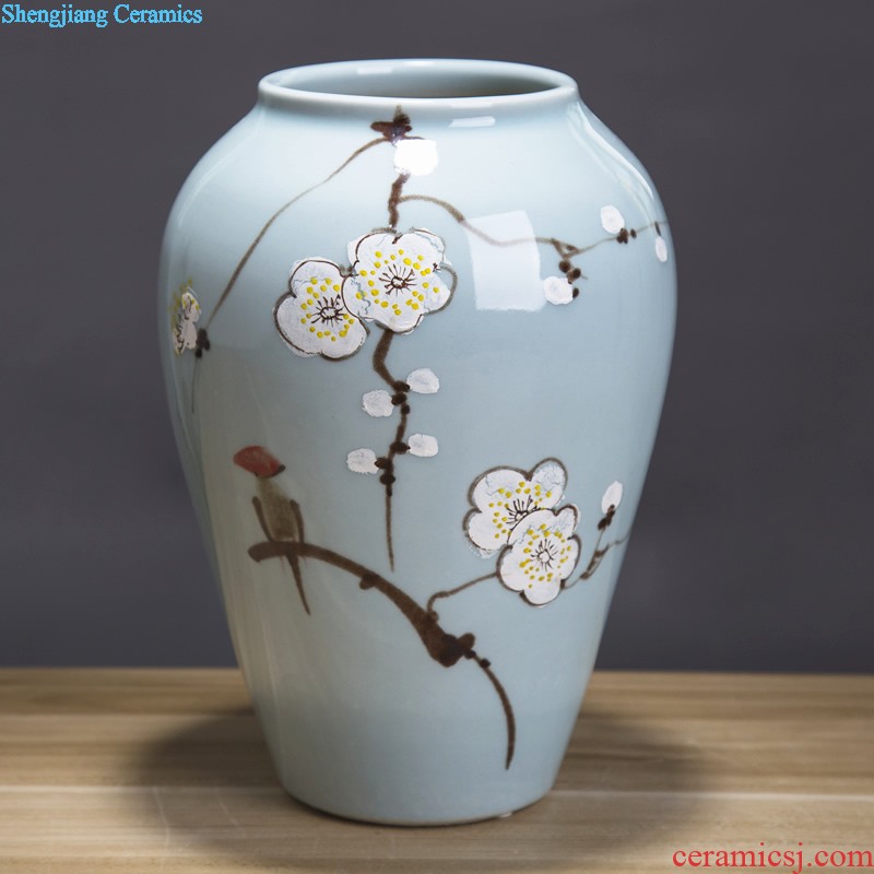 Jingdezhen ceramic European contracted floret bottle home sitting room all over the sky star hydroponic flower arrangement the flower adornment furnishing articles