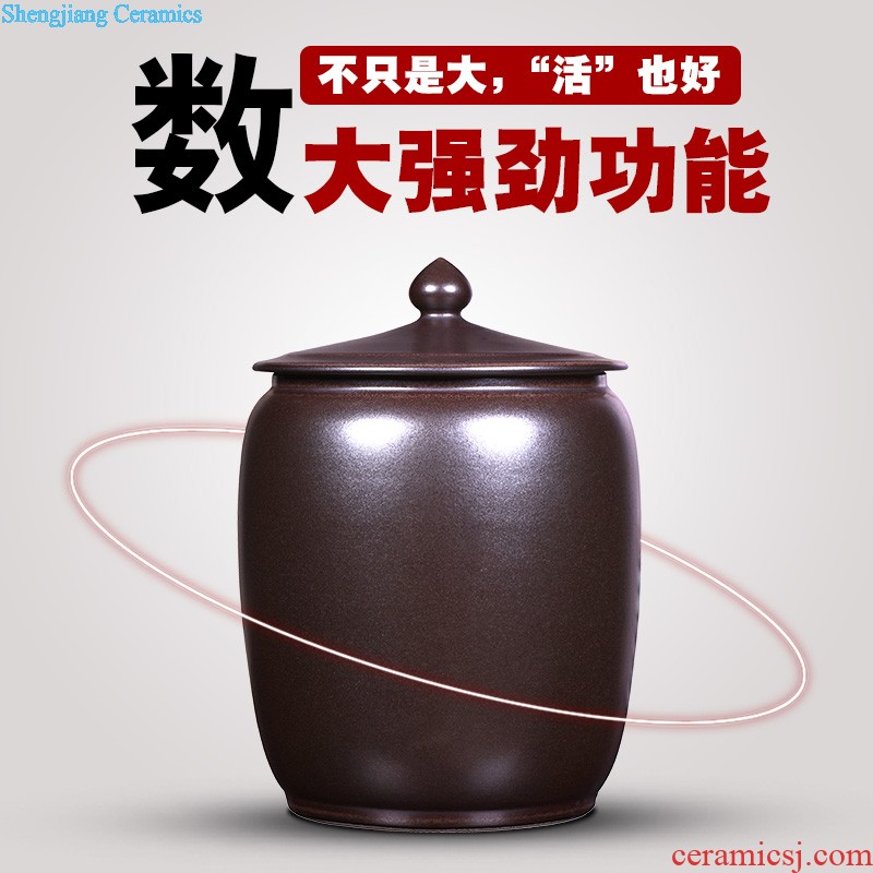 Jingdezhen ceramic tea pot seal pot receives pu-erh tea to wake the tea packing gift box Green tea, red POTS