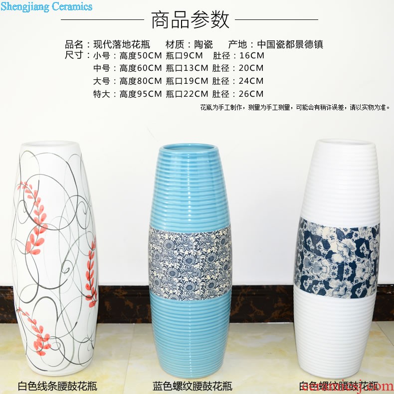 Jingdezhen ceramic European contracted floret bottle home sitting room all over the sky star hydroponic flower arrangement the flower adornment furnishing articles