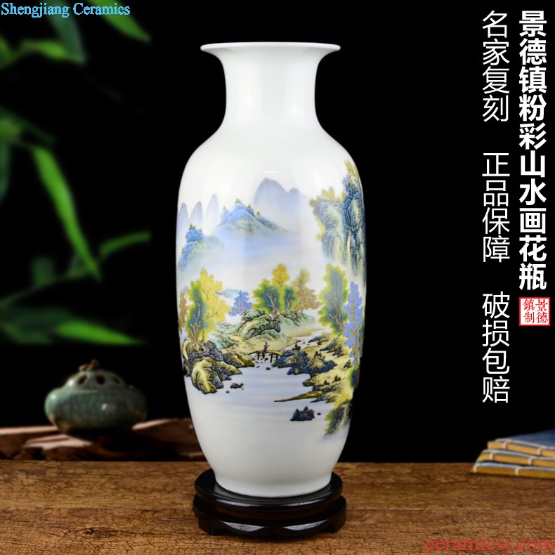 Jingdezhen ceramics Three Yang kaitai sitting room home decoration Feng shui furnishing articles wine lucky sheep and arts and crafts