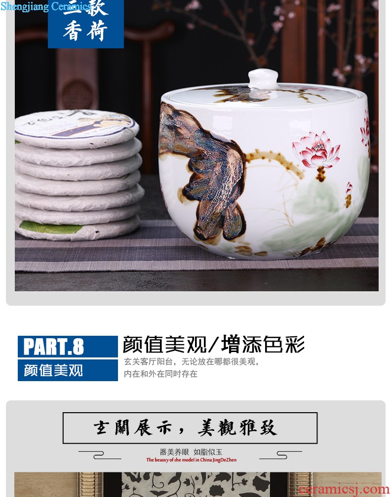 Retro nostalgia creative furnishing articles in ceramic vase, jun porcelain arts and crafts rich ancient frame sitting room decorate household act the role ofing is tasted