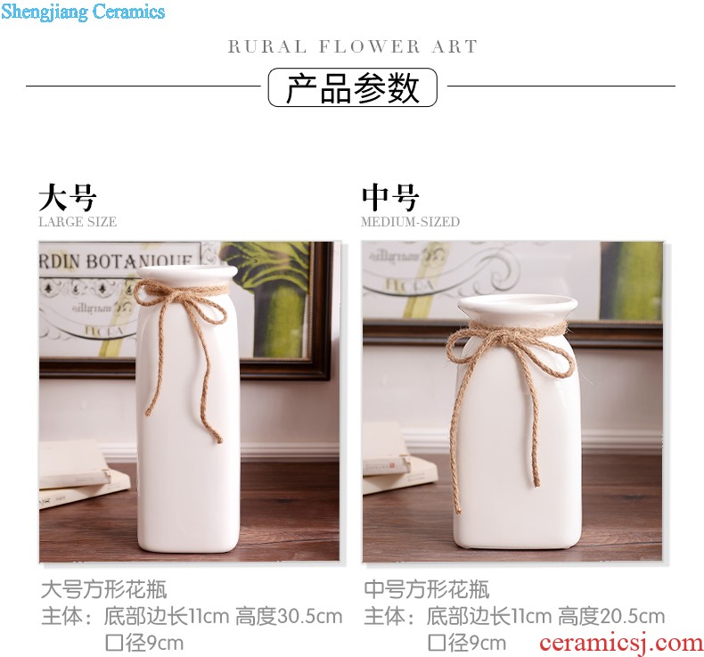 Jingdezhen ceramic modern new Chinese style flower vase The sitting room TV wine porch place home decoration