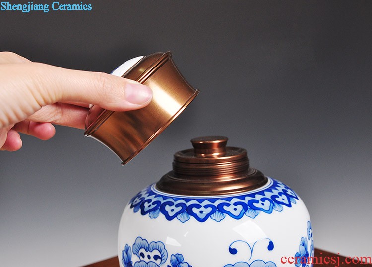 Household act the role ofing is tasted Classical Ming and qing dynasties antique Chinese vase furnishing articles Collection of jingdezhen porcelain decorative furnishing articles in the living room