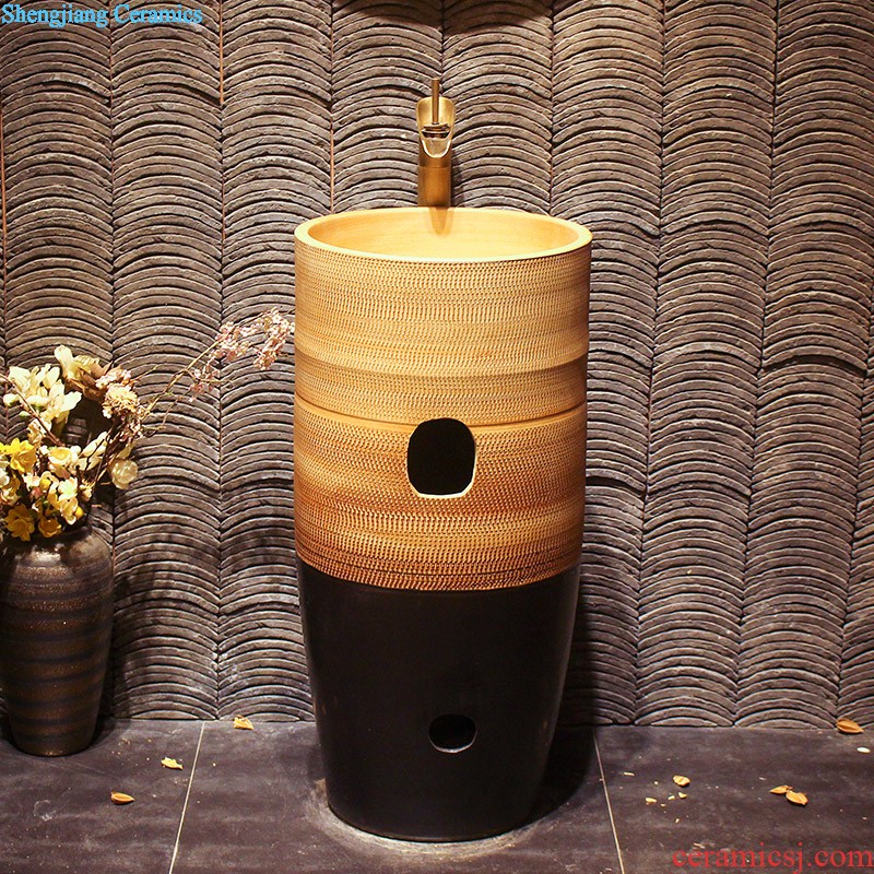 Lavabo ceramic column toilet bowl washing pool balcony sink lavatory toilet pillar landing